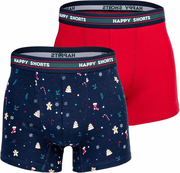 Produktbild Happy shorts Boxershort Casual Bequem sitzend (XXL, 2er Pack)