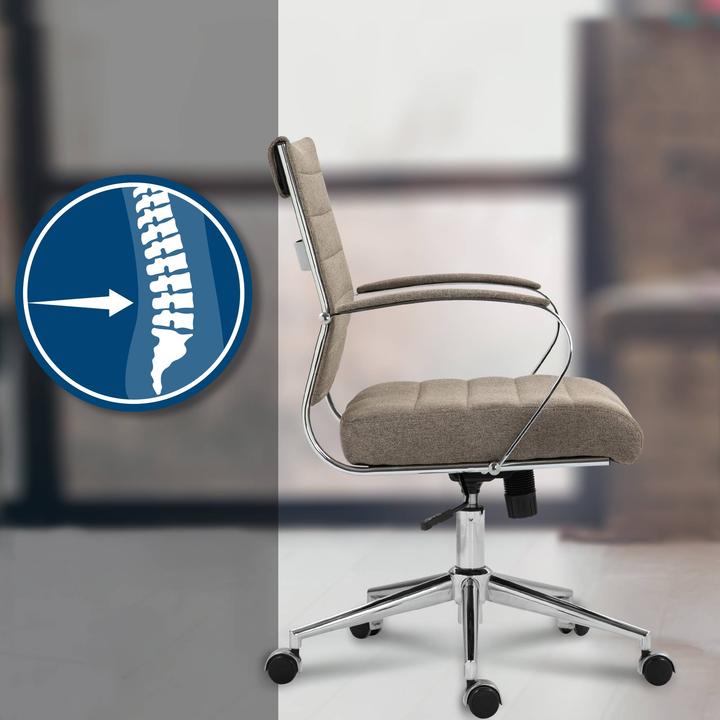 Actual product image CLP Oakland office chair, height-adjustable and swivelling