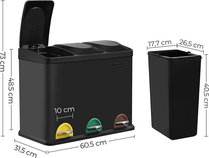 Immagine prodotto Songmics Inserviente (45 l)