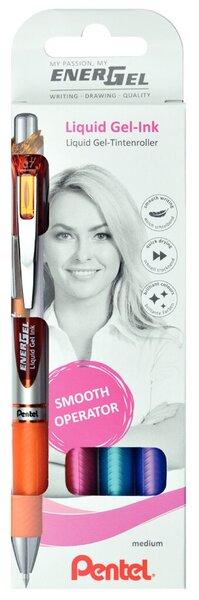 Actual product image Pentel Gel rollerball EnerGel XmRT, set of 4, fancy colours (Sorted, 4 x)