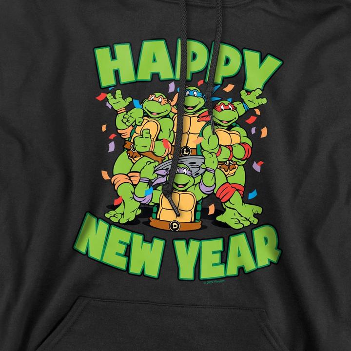 Immagine prodotto Teenage Mutant NT Felpa con Cappuccio Capodanno Gruppo Uomo (S)