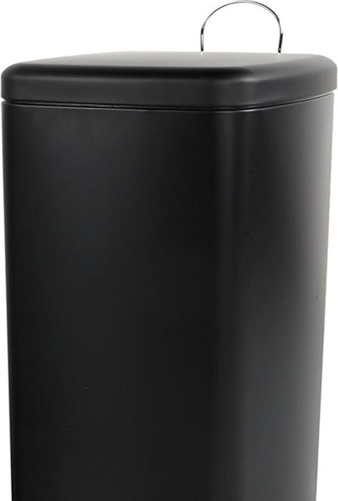 Produktbild Mojawo Metall Mülleimer Treteimer Abfalleimer Tretmülleimer 30L Schwarz (30 l)