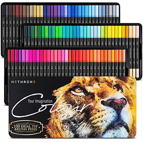 Image du produit Hethrone Set de feutres (Multicolore, 100 x)