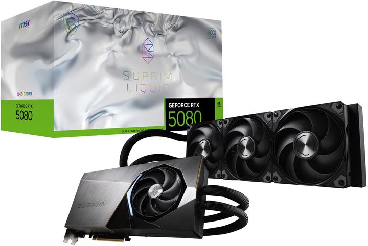MSI GeForce RTX 5080 SUPRIM LIQUID SOC (16 GB)