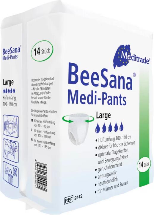 Produktbild Meditrade BeeSana® Medi-Pants, Inkontinenzpants, Gr. XL (14 x, XL)