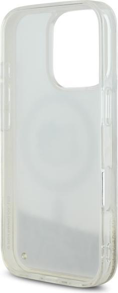 Actual product image Hello Kitty HKHMP16XLGDIH iPhone 16 Pro Max 6.9" biały złoty/white gold hardcase Liquid Glitter Fe (Apple iPhone 16 Pro Max)