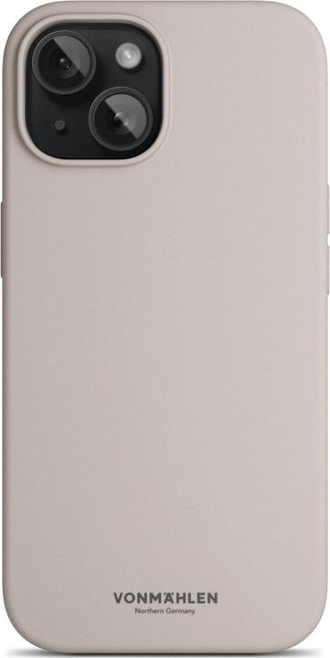 Immagine prodotto Vonmählen Custodia in silicone ecologico per iPhone 15 - Crema (Apple iPhone 15)