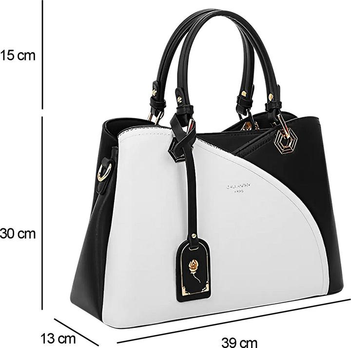 Immagine prodotto Gallantry M-9431-WHITEBLACK Handtasche