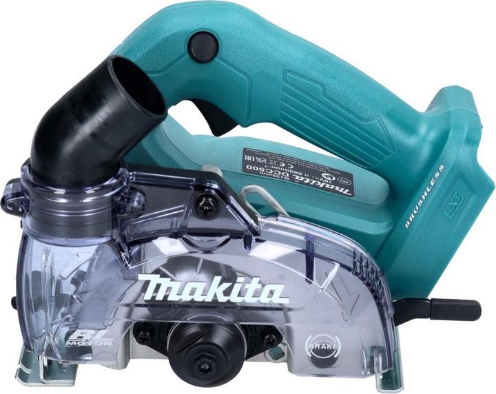 Actual product image Makita DCC 500 T1J cordless diamond cutter 18 V 125 mm brushless + 1x battery 5.0 Ah + Makpac - without (Cut-off machine)