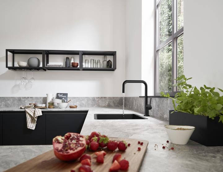 Produktbild hansgrohe Talis M54 Spültischmischer U 220 (mattschwarz)