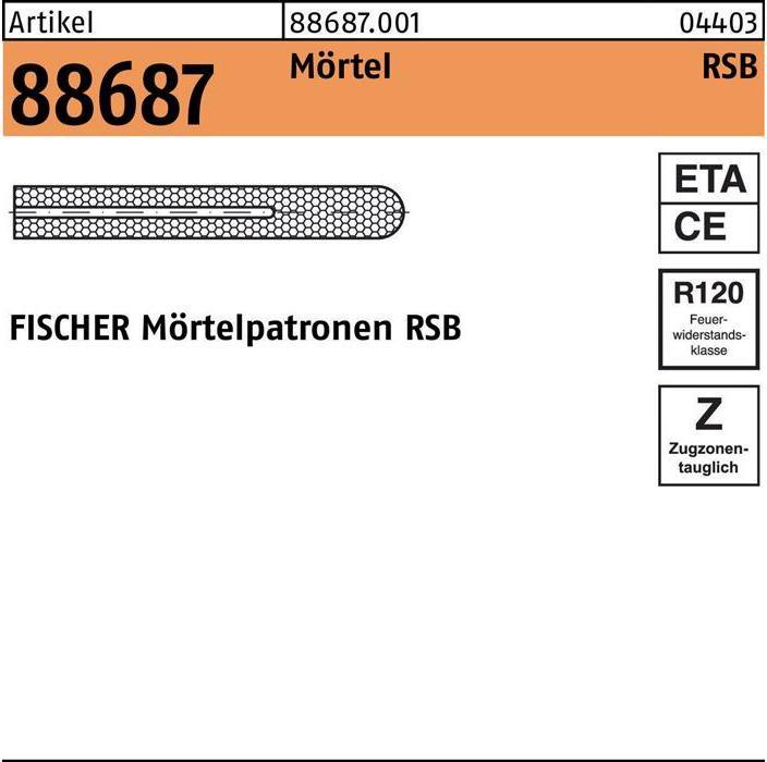Produktbild Fischer Reaktionspatrone RSB 20 E/24 (5 Stk.)