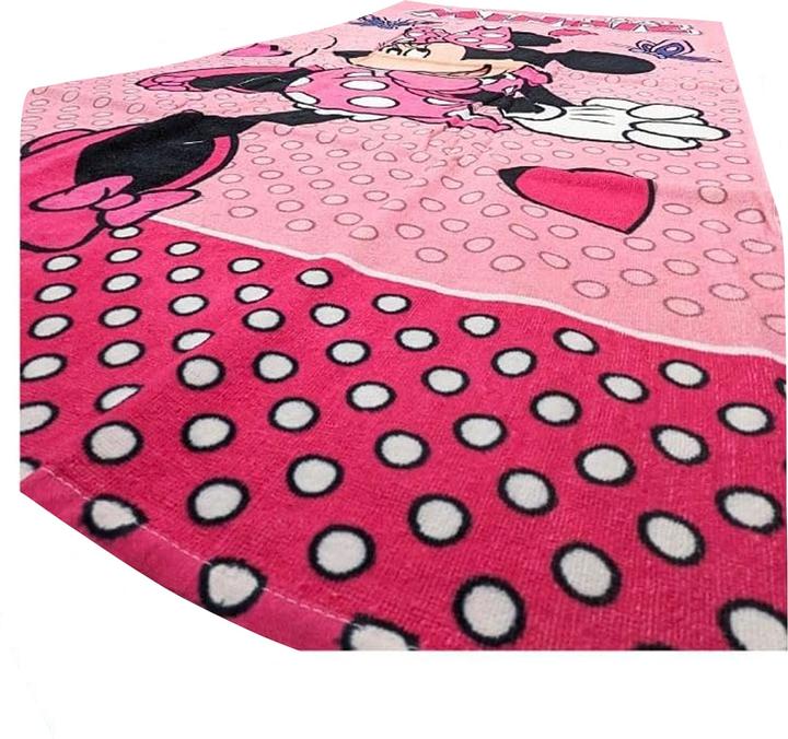 Actual product image Disney Spotty Minnie Mouse Cotton Bath Towel