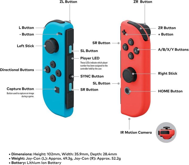 Actual product image Nintendo Joy-Con (R) (Switch)