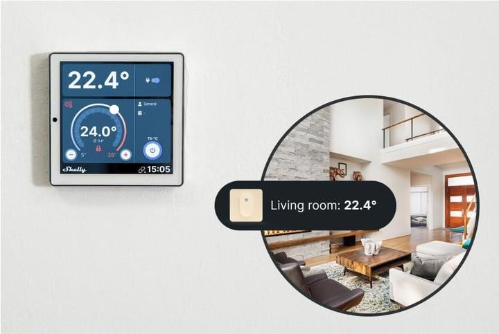 Immagine prodotto Shelly Espositore a parete Bianco + BLU H&T Avorio