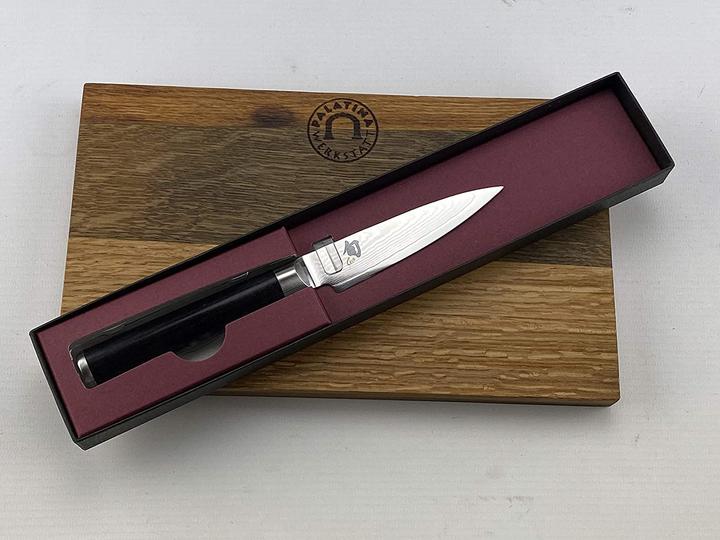 Actual product image Damascus knife (9 cm)