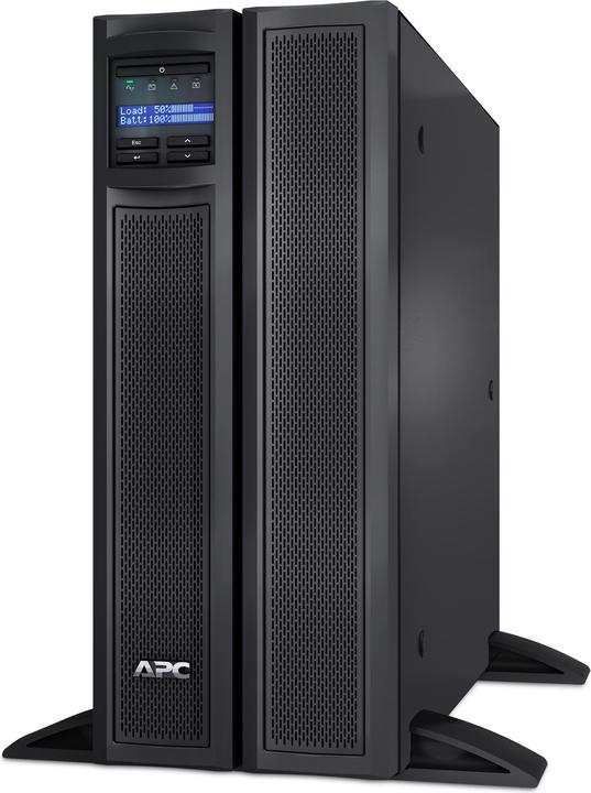 Productafbeelding APC Smart UPS X 2200VA Short-Depth Tower/Rack Convertible LCD 200-240V met netwerkkaart (2200 VA, 1980 W, Lijninteractief UPS)