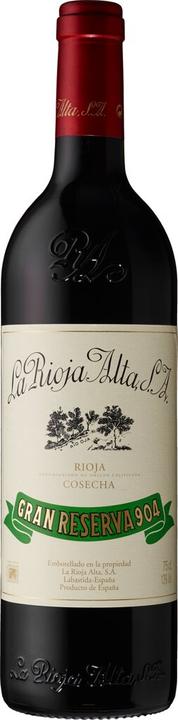 La Rioja Alta Rioja DOCa Gran Reserva 904 S.A. (1 x 75 cl, 2015)