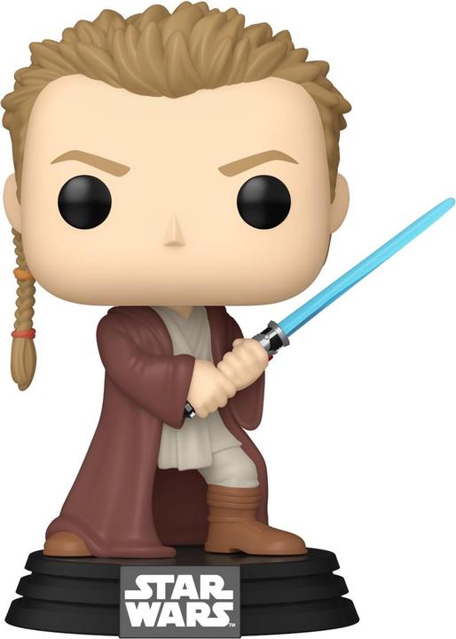 Actual product image Funko Star Wars: Episode I - Die dunkle Bedrohung Anniversary POP! Vinyl Figur Obi-Wan(Young) 9 cm