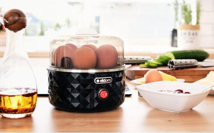 Produktbild Eldom EM101C Eierkocher EGGO 1-7 Eier 380 W einstellbare Kochhärte