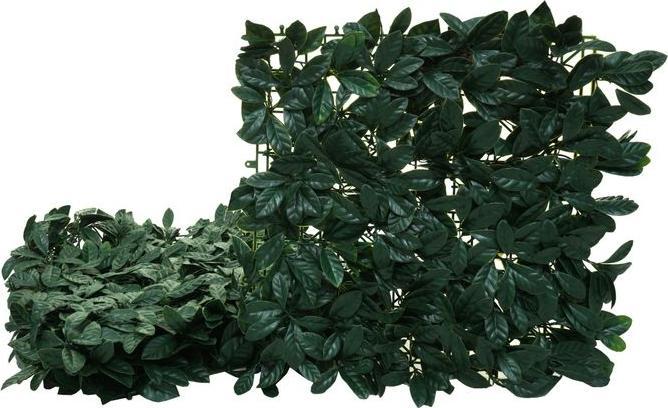 Mendler Piastrella HWC-L78, rivestimento frangivento per terrazza/balcone, 4x 50x50cm ciascuno = 1m² - Lo (50 cm)