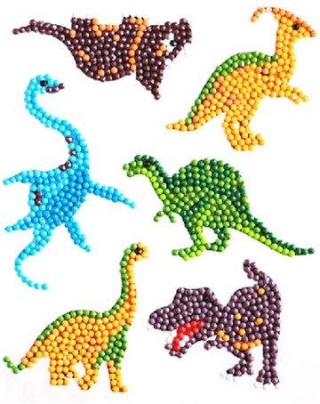Actual product image Pracht Diamond Painting Sticker Dinosaur