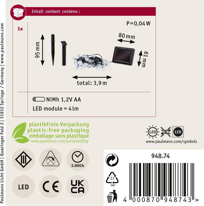 Image du produit Paulmann Soala (3.90 m)