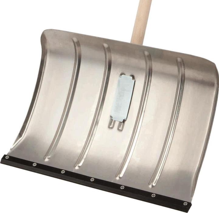 Immagine prodotto Freund Victoria Spazzaneve, in alluminio color argento, manico in legno, larghezza di lavoro 50 cm, con bordo a...