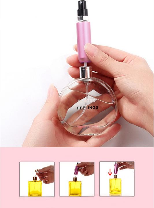 Produktbild Ueli Express Nachfüllbare Reise Parfüm Flasche Spray mit Sichtfenster 5ML 1 (Flüssigkeitsbeutel)