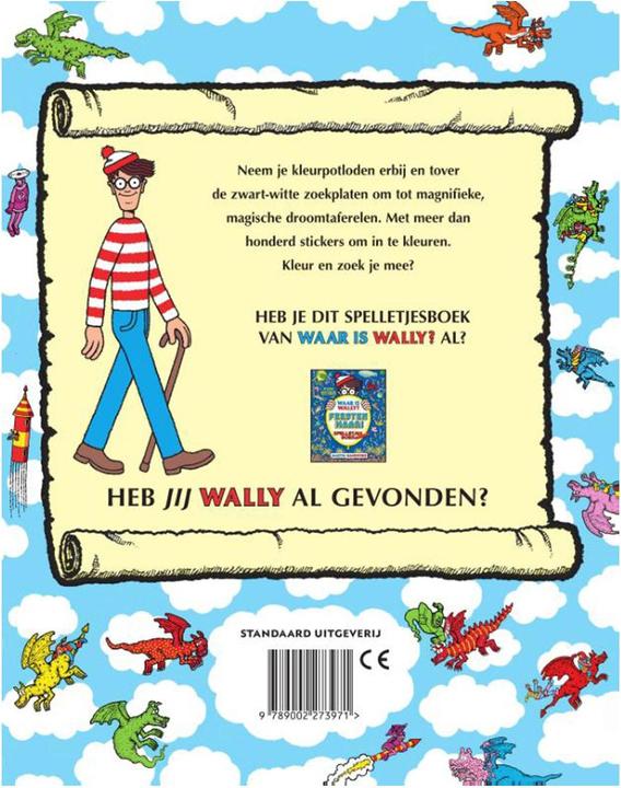 Produktbild Wo ist Wally? Drachen und Träume Malbuch