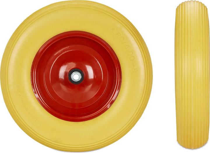 Image du produit Relaxdays Roue de brouette, en caoutchouc