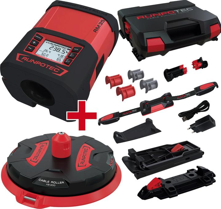 Runpotec RUNPO 11143 RUNPOMETER RM35 +X BOARD XB 300 SET KabellÃ¤ngenmessgerÃ¤t (99999.99 m)