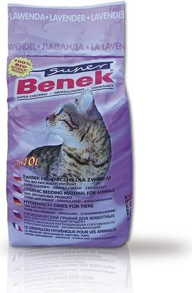 Image du produit Super Benek Certech Standard Lavande - Litière pour chat agglomérante 25 l (20 kg) (Agglomérant, Absorption rapide, Parfumé, 20 kg)