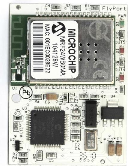 Actual product image OpenPicus FLYPORT WI-FI W/ PCB ANTENNA - FLYPORT Wi-Fi with PCB antenna