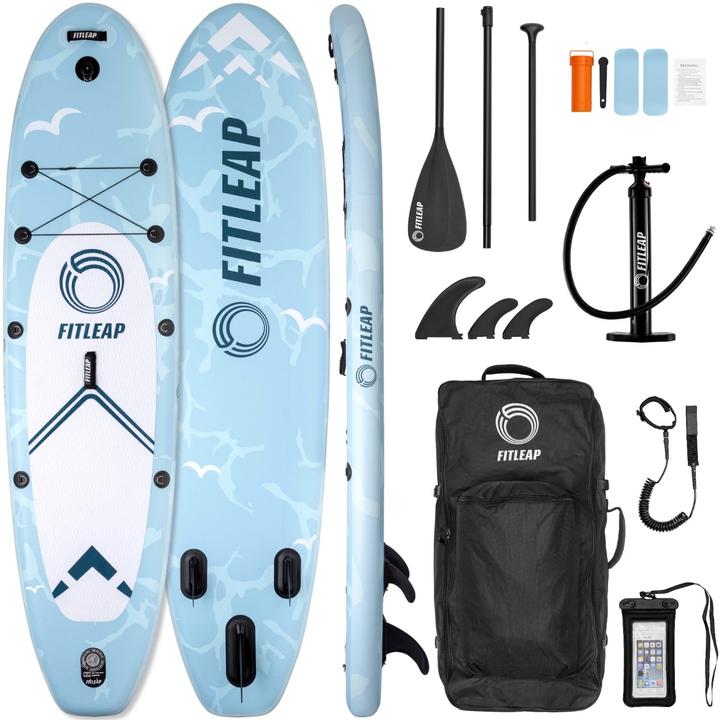 Fitleap Premium Stand Up Paddle Board aufblasbar - SUP Board Set (10'5")