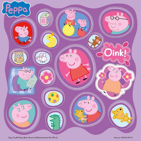 Produktbild Totum Peppa Pig Stickerset