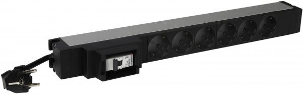 Produktbild Legrand 646831 Stromverteilereinheit (PDU) 6 AC-Ausgänge 1U