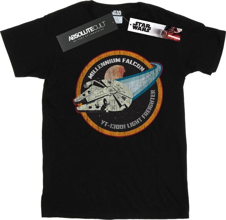 Star Wars Millennium Falcon Badge TShirt Jungen