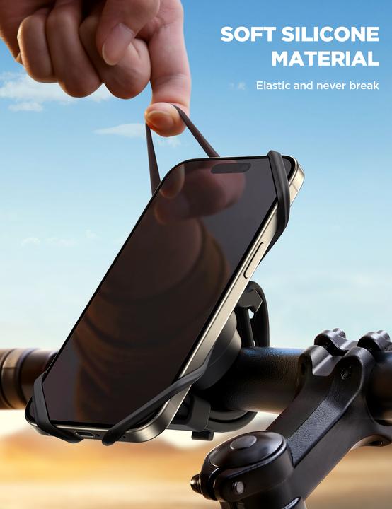 Image du produit Joyroom Support de téléphone en silicone pour vélo