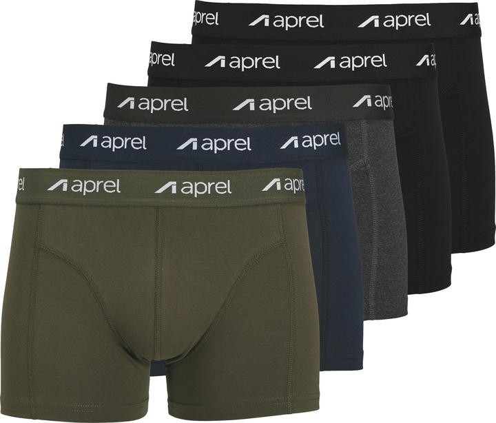 Aprel 5er-pack Boxershorts Boxershorts (L, 5er Pack)