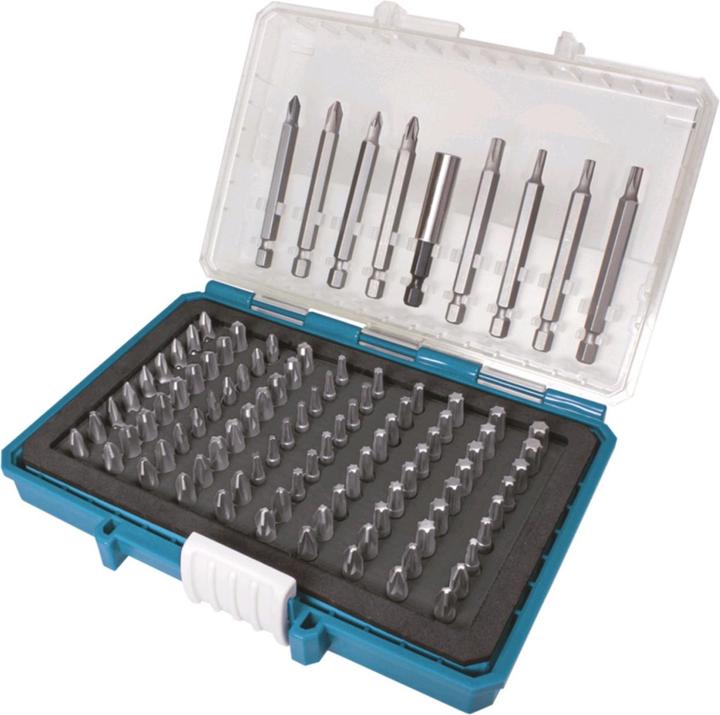 Makita Set di bit (Esagono cavo TX M15, Presa esagonale TX M20, Presa esagonale TX M30, Croce Phillips PH M1, Croce Phillips PH M2, Esagono incassato TX M25, Esagono incassato TX M40, Croce Pozidriv PZ M1, Croce Pozidriv PZ M2, Croce Phillips PH M3, Croce Pozidriv PZ M3, Croce Pozidriv PZ 1/6", Croce Pozidriv PZ 2/5")