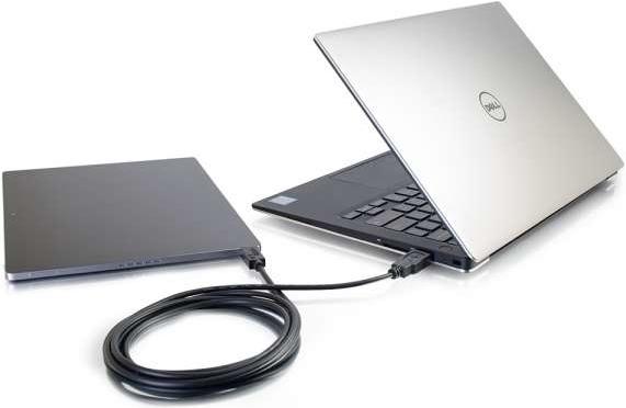 Image du produit C2G 4m USB 2.0 USB Type C vers USB A Cable (4 m, USB 2.0)