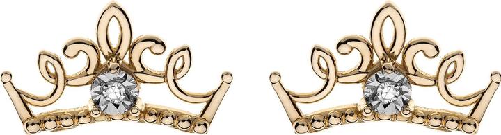 Disney Jewelry Ohrstecker Princess (375er Gelbgold)