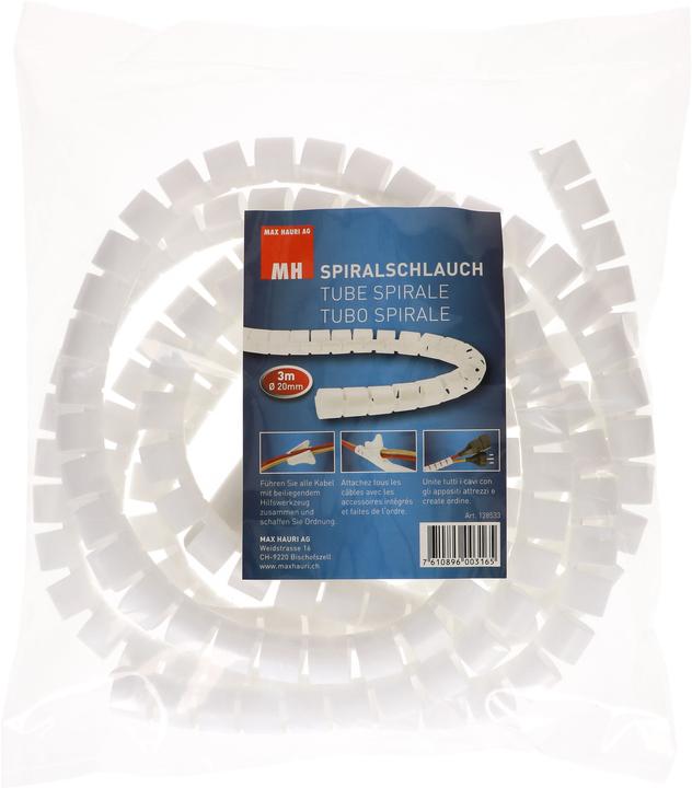 Image du produit Max Hauri Cable Home cable management set : small box + safety line + spiral conduit