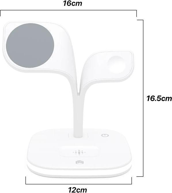 Produktbild Hermex 5-in-1 wireless Ladegerät Qi-Schnellladegerät Dockingstation (15 W)