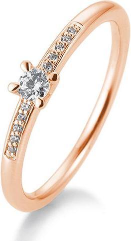 Breuning Verlobungsring Pavé (48, 585/14 K Gold)