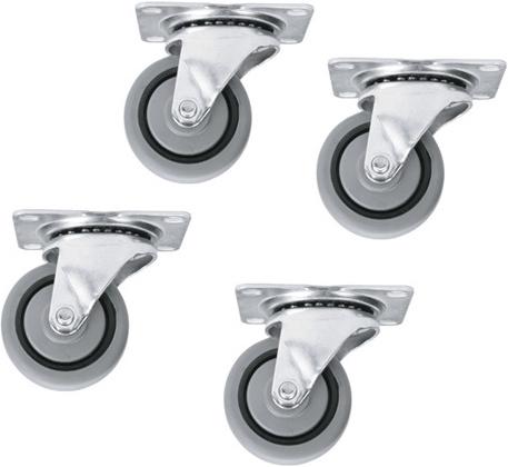 Actual product image Middle Atlantic Rubberised castors for racks, 5WR