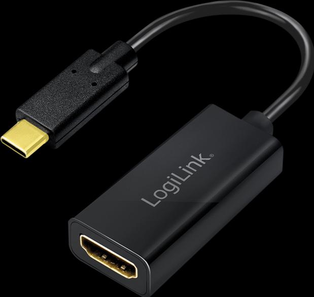 Produktbild LogiLink USB 3.2 Grafikadapter, USB-C (0.15 m, HDMI)
