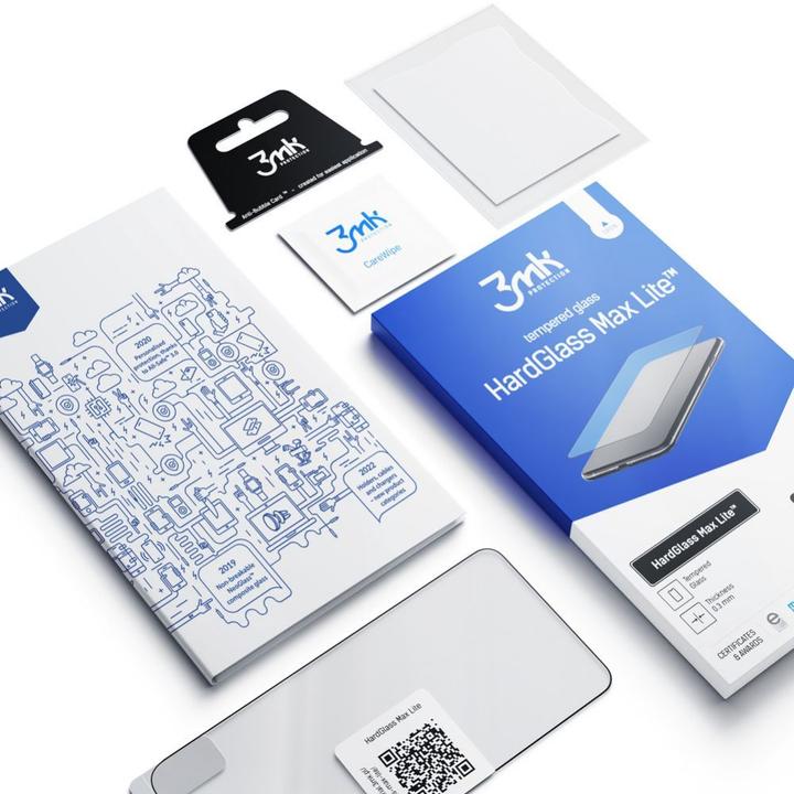 Produktbild 3MK Hardglass Max Lite Bildschirmschutz (1 Stück, Xiaomi Redmi Note 12 Pro, Xiaomi Poco X5 Pro)