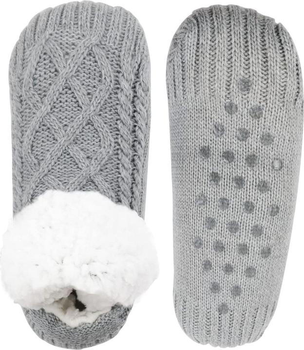 Produktbild Hermex Hausschuhe Gr. 35-38 Wintersocken Kuschelsocken Fuzzy-Socken Pantoffeln (35, 36, 37, 38)