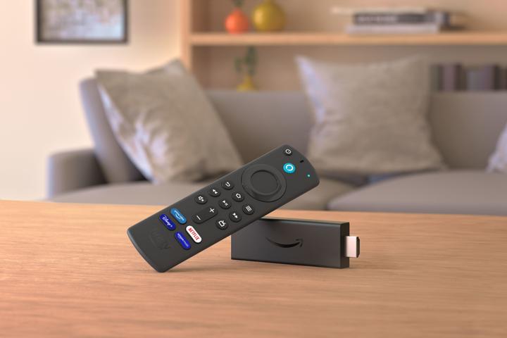 Produktbild Amazon Fire TV Stick (2021) inkl Alex Sprachfernbedienung (8 GB, Fire OS)